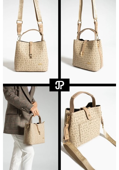 Just Polo Kadın El Ve Omuz Çantası 6011mh Kum Kum 61485258
