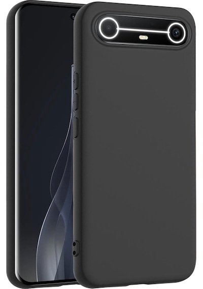 Microsonic Matte Silicone Tecno Spark Slim 5g Kılıf Siyah -