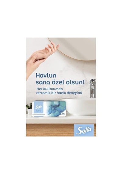 Sofia El Ve Yüz Havlusu 100'lü X 16 Paket