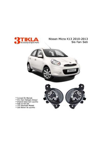 Nissan Micra 2010-2013 K13 Sis Farı Set Oem: 8200002469-70