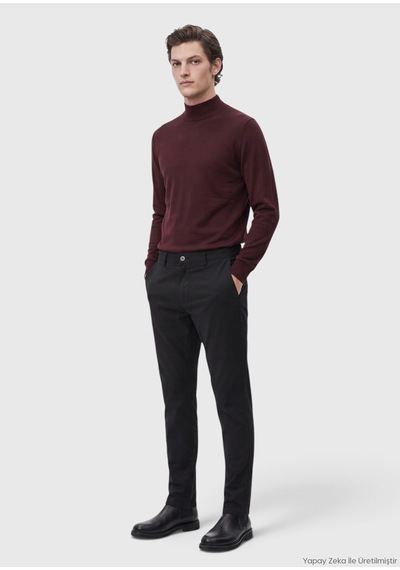 Ramsey Antrasit Dokuma Slim Fit Casual Pamuk Karışımlı Pantolon antrasit hard Coal Ramsey Antrasit Dokuma Slim Fit Casual Pamuk Karışımlı Pantolon antrasit hard Coal