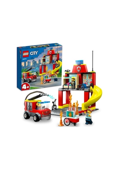 LEGO® City 60375 İtfaiye Merkezi ve İtfaiye Kamyonu 153 Parça
