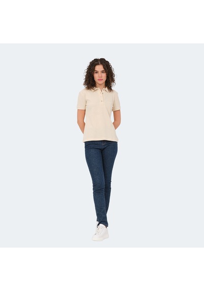 Slazenger VERA I Kadın Polo Yaka Krem Tişört
