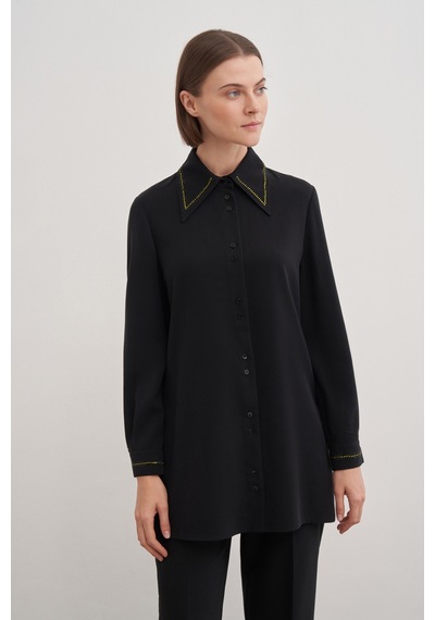 Aker 24aw15263111 Küçük Beden Tunik 24aw15263111 002 Siyah Siyah
