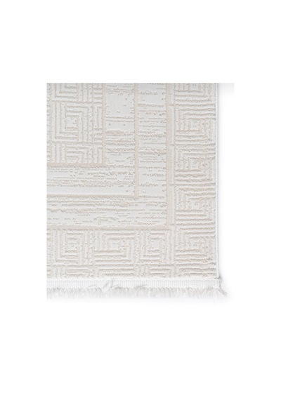 Elvey Home 7107 Krem Modern Desen Doğal Taban Koridor Mutfak Çocuk Oturma Odası Salon Halı Yolluk 7107kemik