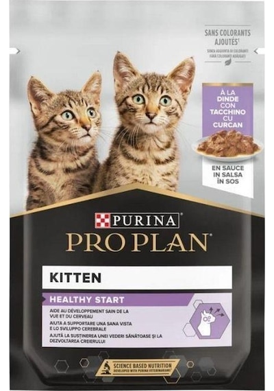 Pro Plan Pouch Sos İçinde Hindili Yavru Kedi Konservesi 85 Gr