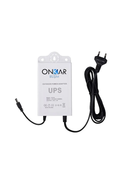 12 Volt Voltaj Korumalı Şarjlı Güç Kaynağı Ups Kamera Adaptörü 12 Volt Voltaj Korumalı Şarjlı Güç Kaynağı Ups Kamera Adaptörü