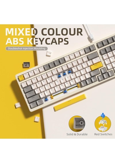 Ziyoulang K3 Max Blue Switch Mekanik Mini Oyuncu Klavye