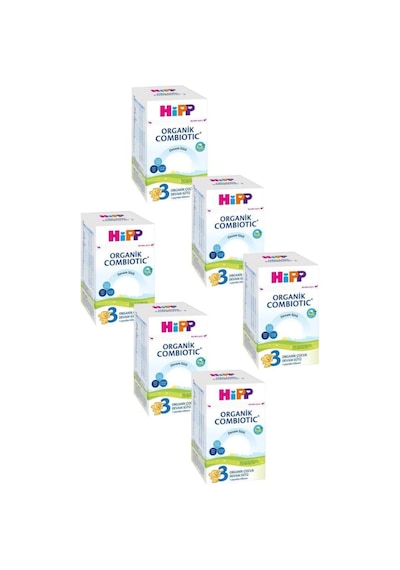 Hipp Organik 3 Devam Sütü 800 G 6 Adet
