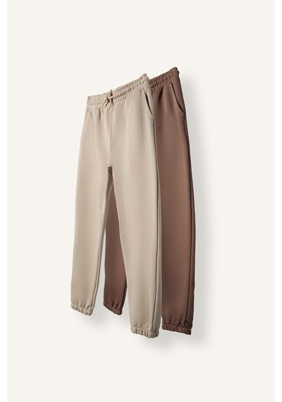 Defacto Regular Fit Lastikli Paça Jogger Pantolon Erkek Çocuk I0596a826aubg712 Bej-bg712