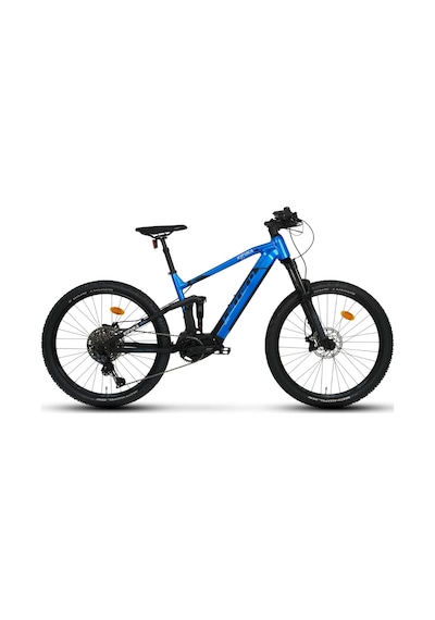 Carraro Kifuka E-fs 6.0 27.5 Jant Elektrikli Dağ Bisikleti Krom Mavi-mat Siyah 44 Cm Mavi - Siyah