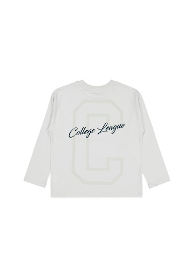 Civil Boys College Baskılı 10-13 Yaş Sweatshirt Açık Gri