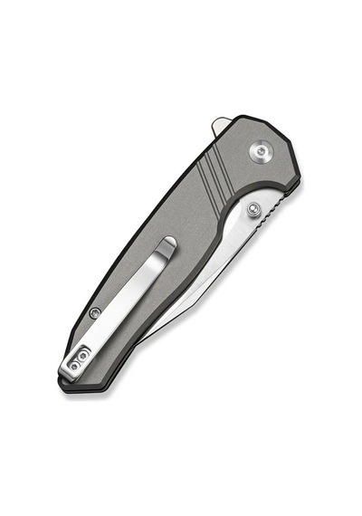 Sencut Selkyris Gray Aluminum Handle Satin Finished D2 Blade Kamp Çakı Gri