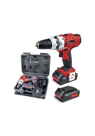 Dbk CD 180 Lİ-2 18V 2 Ah Li-ion Çift Akülü Şarjlı Matkap Vidalama + 18 Parça Uç
