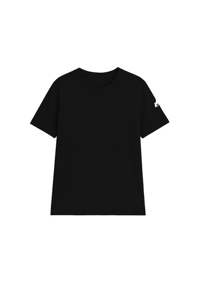Markapia Kadın Bisiklet Yaka Basic Düz Kısa Kollu T-shirt Siyah Markapia Kadın Bisiklet Yaka Basic Düz Kısa Kollu T-shirt Siyah