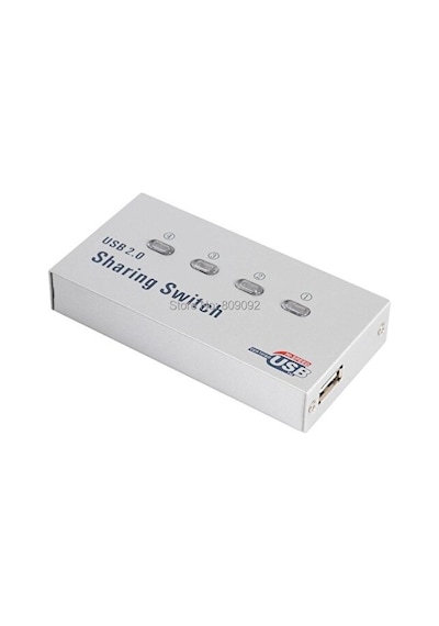 4 Port Usb Switch 4 Port Sharing 4 Kasa 1 Yazıcı 1 Yazıcı 4 Bilgisayar