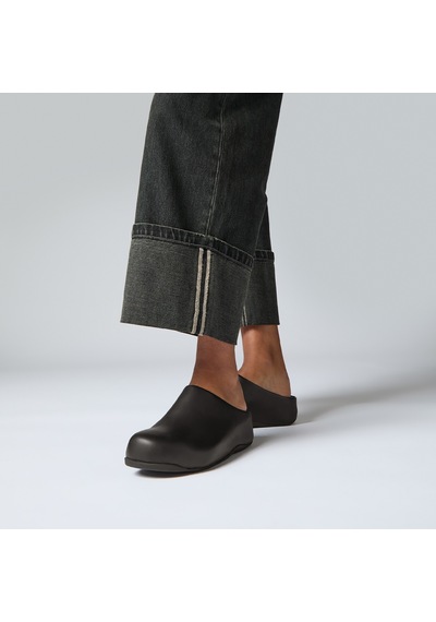 001 Black Terlik Kadın Diğer 268-001 Fitflop Shuv Leather Black Siyah