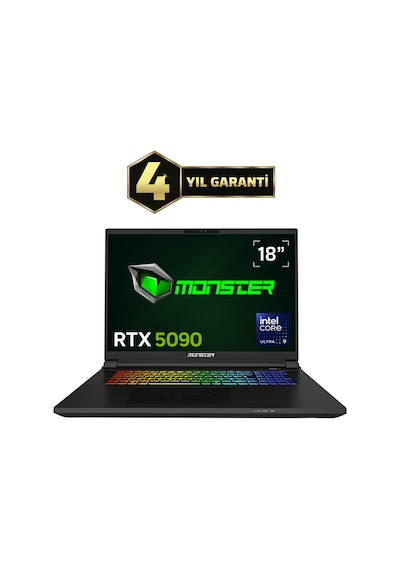 Monster Semruk S8 V1.2.4 Ultra Core 9 275HX 128 GB 4 TB SSD RTX5090 18" W11P Dizüstü Bilgisayar
