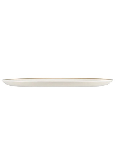 Porland Exotic Desen Düz Tabak 18cm Beyaz