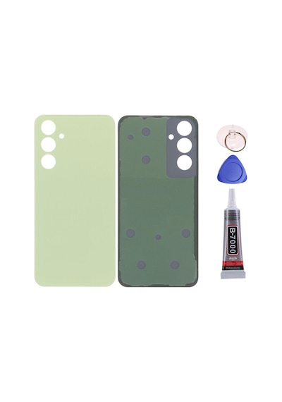 Samsung A54 Yeşil Uyumlu Arka Kapak Batarya Kapağı Pil Kapağı Yapışkan Ve Sökme Aparatıyla Beraber Full Set Yeşil