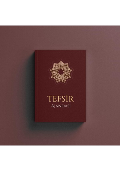 Tefsir Ajandası Normal Seri Bordo Genel