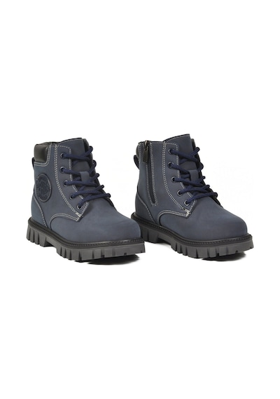 Pepino Lacivert Bağcıklı Fermuarlı Kaymaz Unisex Çocuk Bot 1782 P Lacivert