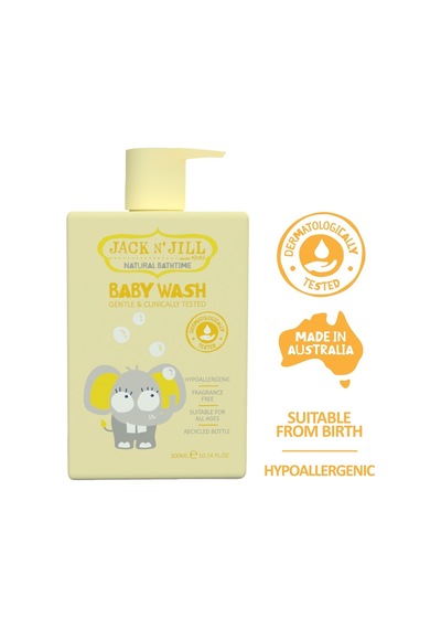 Jack N Jill Bebekler İçin Tamamen Doğal Saç Ve Vücut Şampuanı Sarı Kutu 300 Ml
