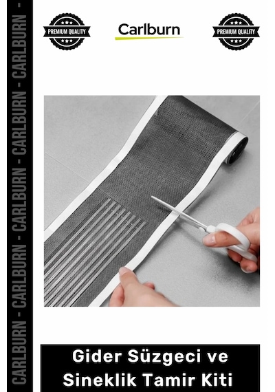 Bant Dayanıklı Güçlü Yapışkan Saç Yakalayıcı Çözüm Gider Süzgeci Sineklik 12 Cm 4 Metre Tamir Kiti Çok Renkli