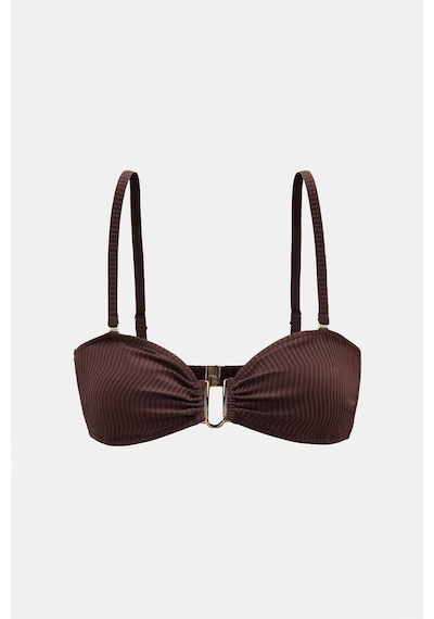 Amarelle Assos Mocha Straplez Çıkarılabilir Pedli Bikini Üst Kahverengi