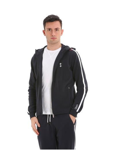 Slam Slam Erkek Sweatshirt E53 27242 Lacivert