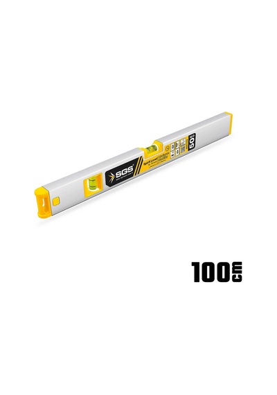 Sgs 1736 Alüminyum Mıknatıslı Su Terazisi 100 Cm