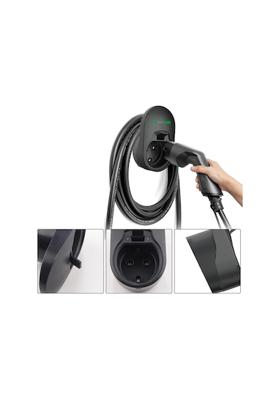 Truwatt Ztt50 Elektrikli Araçlar İçin Type 2 Kablo Duvar Askı Aparatı