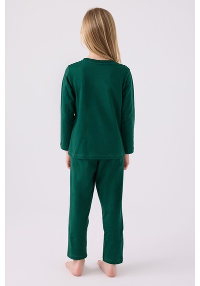 U.s. Polo Assn Kız Çocuk Yeşil Pijama Takımı Us1668-c-v6 Yeşil