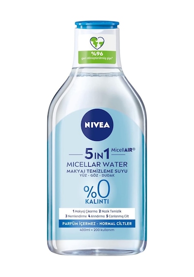 Nivea 5 in1 Micellar Makyaj Temizleme Suyu 400 ML