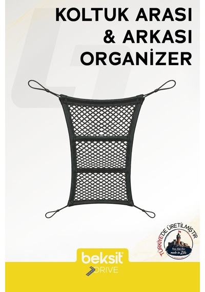 Drıve Koltuk Arası & Arkası Organizer File 3 Cepli