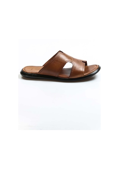 Fast Step Hakiki Deri Erkek Düz Terlik 018mba798x169 001