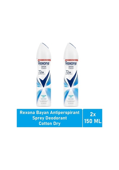 Deodorant Cotton Dry 150 Ml - 2'li Avantaj Paketi
