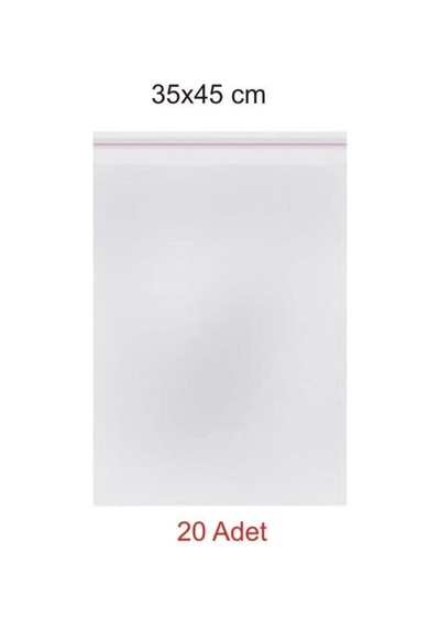 Kendinden Yapışkanlı Bantlı Şeffaf Jelatin Torba 35x45 Cm 20 Adet 35 X 45 Turuncu