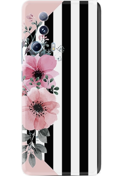 Xiaomi 13 Lite Kılıf Resimli Desenli Baskılı Silikon Flowers 4 1390