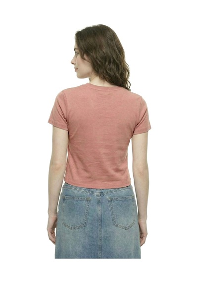 Kadın T-shirt Lf2042935 Lıght Pınk Pembe