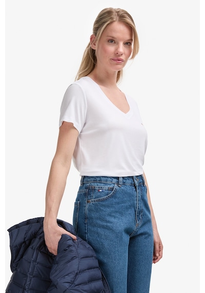 U.S. Polo Assn. U.s. Polo Assn. Kadın Beyaz Tişört Basic 50323448-vr013