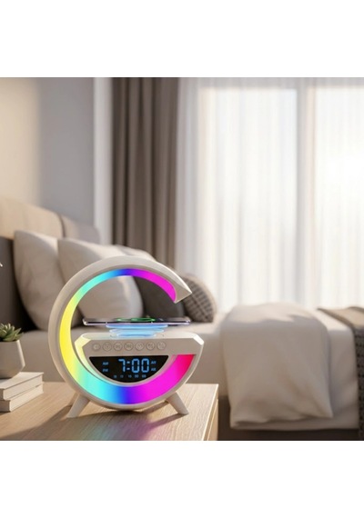 Rgb Aydınlatmalı Kablosuz Bluetooth Hoparlör Usb, Fm Radyo, Tf Kart Ve Aux Destekli