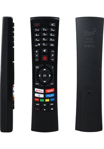 Hey Küçük Kalıp Ct-8528 Netflix Rakuten Tv Tuşlu Lcd Led Tv Kumanda