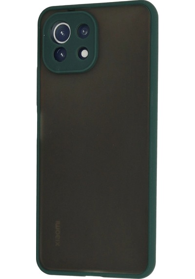 Flzdgnkr Newface Xiaomi Mi 11 Lite Kılıf Montreal Silikon Kapak - Yeşil