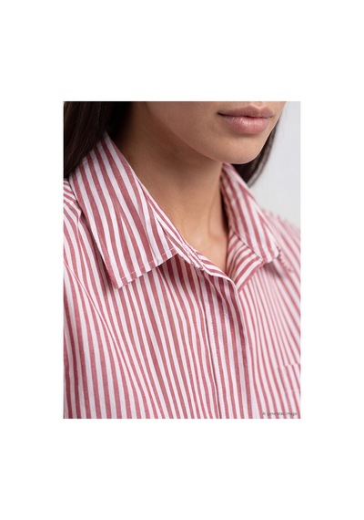 LC Waikiki Alıta Cıty Farkıyla Bordo Çizgili Poplin Kadın Gömlek Tunik Bordo - 931681444 Bordo LC Waikiki Alıta Cıty Farkıyla Bordo Çizgili Poplin Kadın Gömlek Tunik Bordo - 931681444 Bordo
