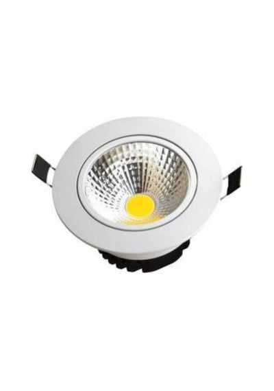 10 Adet Beyaz 5w Cob Gömme Spot Tavan Armatürü Banyo Mutfak Spot