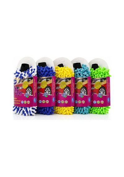 Mikrofiber Şönil Temizlik Bezi Ve Oto Yıkama Eldiveni Çok Renkli