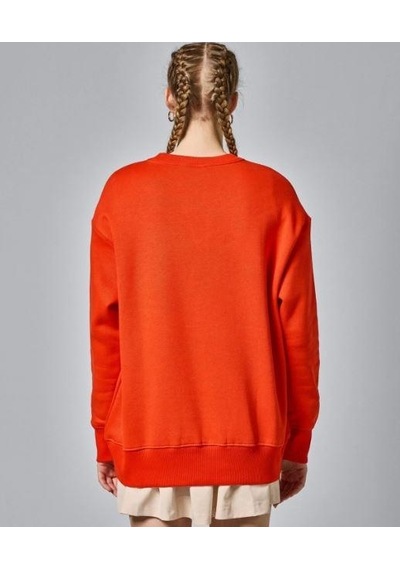 Nike Sportswear Phoenix Fleece Oversized Turuncu Crew Sweat Dq5733-633 001