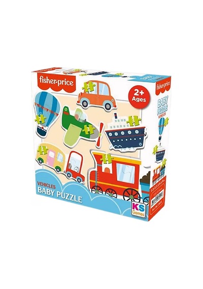 Ks Games Fisher Price Baby Puzzle Vehıcles Fp 13415