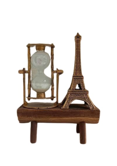 Paris Eyfel Kulesi Hediyelik Eyfel Retro Kum Saati Dekoratif Eşya Yeni Nesil Diğer